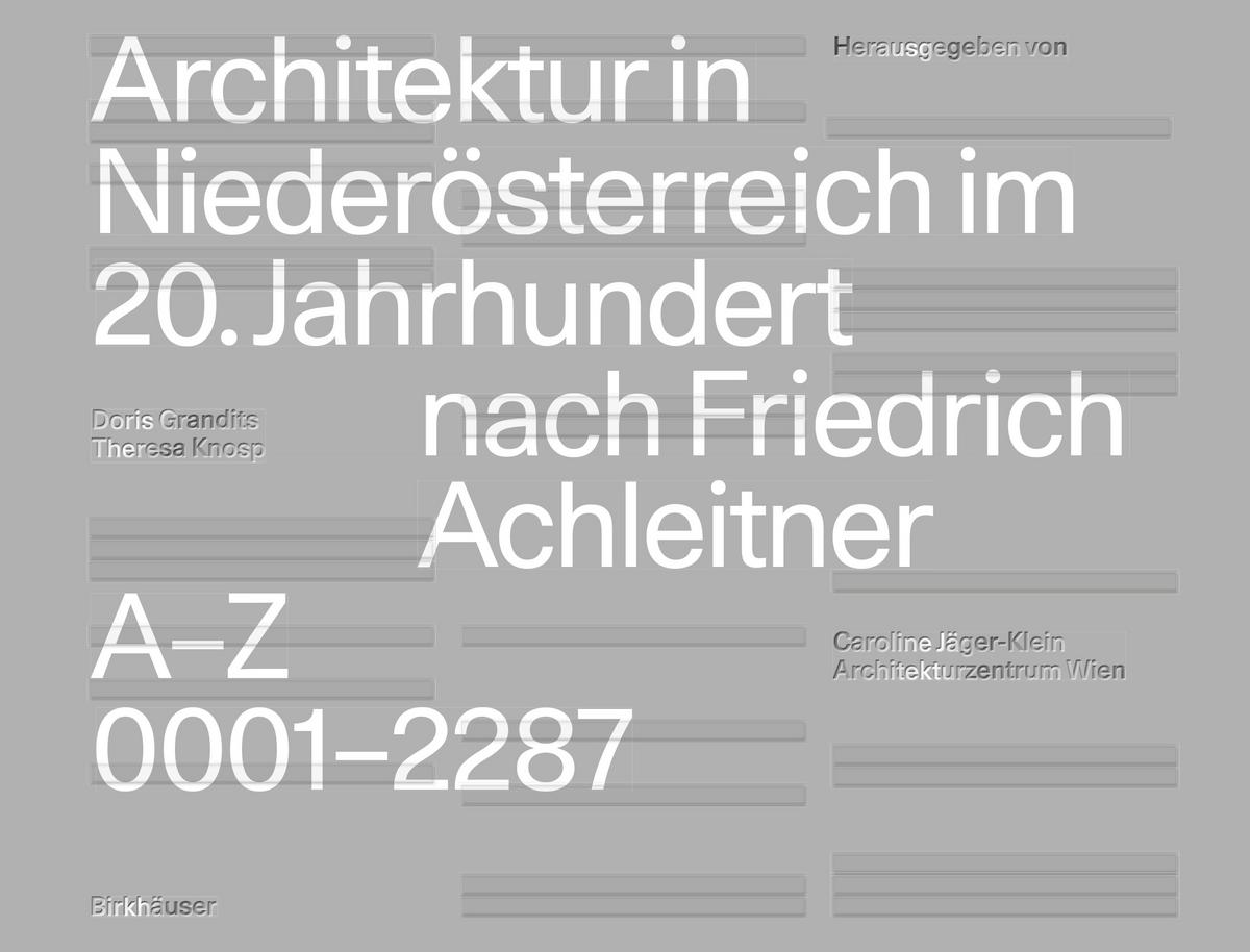 Architektur in Niederösterreich im 20. Jahrhundert nach Friedrich